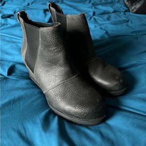 Sorel Joan of Arctic Wedge II Chelsea Boot-Quarry, size 9